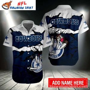 Vintage Helmet Dallas Cowboys Aloha Fan Shirt