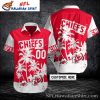 Vintage Fade Kansas City Chiefs Customizable Aloha Shirt