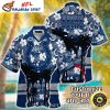 Patriotic Mascot Showdown – Indianapolis Colts Hawaiian Football Shirt
