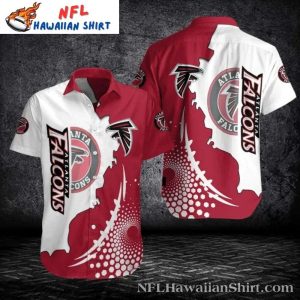 White Splash Atlanta Falcons NFL Hawaiian Shirt
