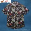 Electric Blue Floral Chargers Pride – Personalized Los Angeles Chargers Hawaiian Shirt