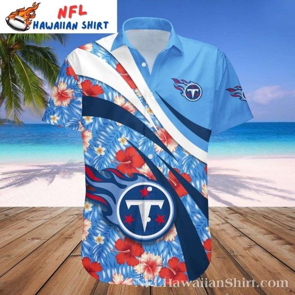 Words Of Victory – Tennessee Titans Hibiscus Themed Hawaiian Shirt