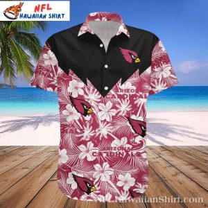 Beach Blitz Arizona Cardinals Hawaiian Shirt – Sunset Stripes Team Spirit