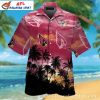 Cardinals Summer Vibes NFL Hawaiian Shirt – Arizona Cardinals Sunset Beach Party Edition