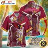 Classic Cardinals Paradise Pink And White Hawaiian Shirt