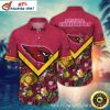 Crimson Wing Chevron Arizona Cardinals Hawaiian Shirt