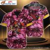 Floral Frenzy Arizona Cardinals Hawaiian Shirt – Exotic Bird Helmets Edition