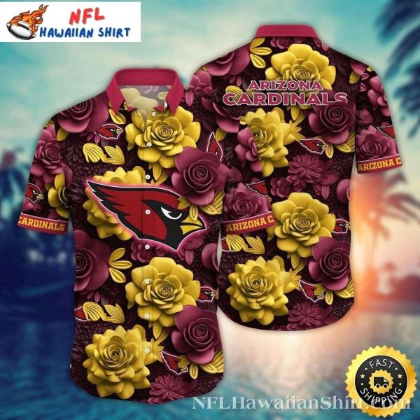 Golden Petal Arizona Cardinals Hawaiian Shirt