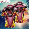 Golden Hibiscus Blitz – NFL Cardinals Tropical Elegance Hawaiian Shirt