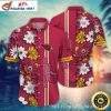 League Legacy Arizona Cardinals Hawaiian Shirt – White Collar Classic Cut