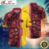 Majestic Cardinal Splatter – Arizona Cardinals Hawaiian Shirt Mens