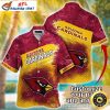 Majestic Cardinal Splatter – Arizona Cardinals Hawaiian Shirt Mens