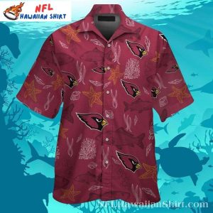 Ocean Depth Arizona Cardinals Hawaiian Shirt – Nautical Cardinal Dive