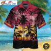 NFL Pinstripe Pride Arizona Cardinals Hawaiian Button-Up Shirt