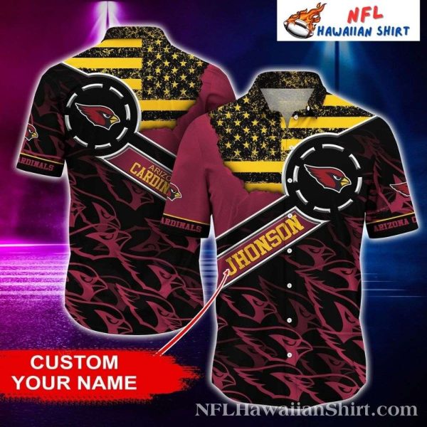 Starry Gridiron Glory Arizona Cardinals Hawaiian Shirt