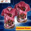 Sunburst Cardinal – Arizona Cardinals Vibrant Hawaiian Shirt