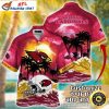 Sunset Serenity Arizona Cardinals Beachfront Hawaiian Shirt