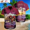 Sunset Stripes And Flowers – Arizona Cardinals Tropical Hawaiian Shirt