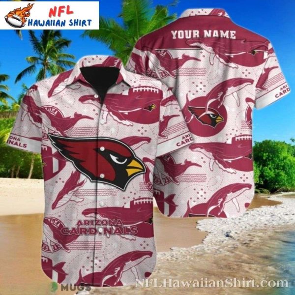 Vintage Vibes Cardinals Hawaiian Shirt – Classic Logo Red And White Design