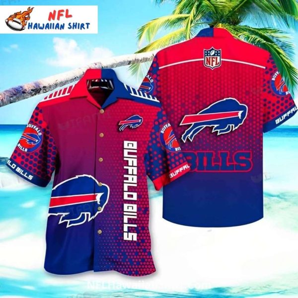 Buffalo Bills Bold Gradient Hawaiian Shirt – NFL Edition