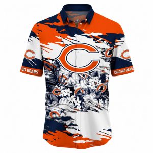 Chicago Bears Best Grandpa Custom Hawaiian Shirt 1