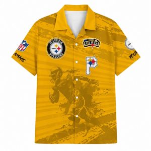 Custom Steelers Aloha Shirt Player Graphics Set 1