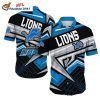 Detroit Lions Hawaiian Shirt With Exotic Floral Design