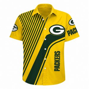 Green Bay Packers Bold Graphic Hawaiian Shirt 1