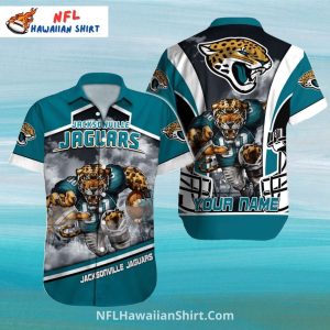 Jacksonville Jaguars Aloha Shirt With Fierce Jaguar Art