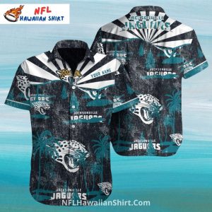 Jacksonville Jaguars Aloha Shirt With Vintage Tropical Style