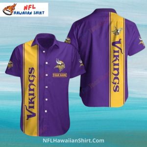 Minimalist Purple Gold Minnesota Vikings Custom Shirt