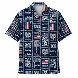 Seahawks American Heritage Aloha Shirt 1