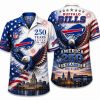 Buffalo Bills USA Eagle America 250 Hawaiian Shirt Buffalo Bills USA Eagle America 250 Hawaiian Shirt