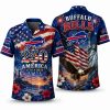 Buffalo Bills Stadium & Flag America 250 Hawaiian Shirt