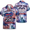 Buffalo Bills Personalized God Bless America Hawaiian Shirt Buffalo Bills Personalized God Bless America Hawaiian Shirt