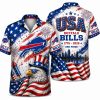 Buffalo Bills Eagle & Buffalo Skyline Hawaiian Shirt