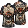 Chicago Bears Eagle & Skyline America 250 Hawaiian Shirt