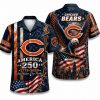 Detroit Lions Personalized Liberty 250 Hawaiian Shirt