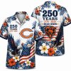 Chicago Bears Personalized Eagle America 250 Hawaiian Shirt