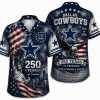 Dallas Cowboys God Bless America Hawaiian Shirt Dallas Cowboys God Bless America Hawaiian Shirt