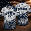 Dallas Cowboys Personalized Stadium Hawaiian Shirt Dallas Cowboys Personalized Stadium Hawaiian Shirt