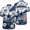 Dallas Cowboys Blue Stadium Anniversary Hawaiian Shirt Dallas Cowboys Blue Stadium Anniversary Hawaiian Shirt