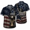 Dallas Cowboys Blue Toile America 250 Hawaiian Shirt