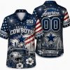Dallas Cowboys Blue Stadium Anniversary Hawaiian Shirt Dallas Cowboys Blue Stadium Anniversary Hawaiian Shirt