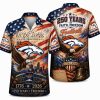 Denver Broncos God Bless America Eagle Hawaiian Shirt Denver Broncos God Bless America Eagle Hawaiian Shirt