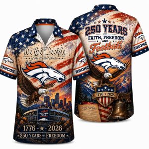 Denver Broncos We the People Heritage Hawaiian Shirt
