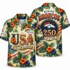 Denver Broncos Patriotic Jersey Eagle Hawaiian Shirt Denver Broncos Patriotic Jersey Eagle Hawaiian Shirt