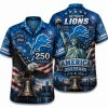 Detroit Lions Liberty Harbor Night 250 Hawaiian Shirt Detroit Lions Liberty Harbor Night 250 Hawaiian Shirt