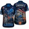 Detroit Lions Fireworks Liberty Lions 250 Hawaiian Shirt Detroit Lions Fireworks Liberty Lions 250 Hawaiian Shirt