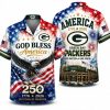 Green Bay Packers Stitched Eagle America 250 Hawaiian Shirt Green Bay Packers Stitched Eagle America 250 Hawaiian Shirt